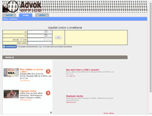 Tablet Screenshot of advok.sk